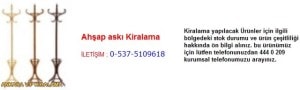 Ankara ahşap askılık kiralama