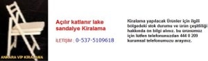 Ankara açılır katlanır lake sandalye kiralama