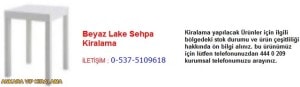 Ankara beyaz lake sehpa kiralama