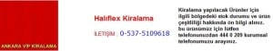 Ankara halıflex kiralama