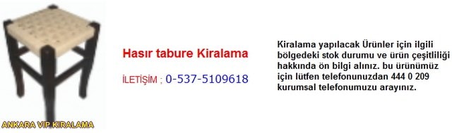 Ankara hasır tabure kiralama