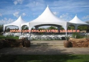 Ankara kamp çadırı kirlama