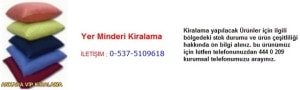Ankara kare yer minderi kiralama