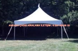Ankara kiralık Depo Çadırı