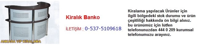 Ankara kiralık banko