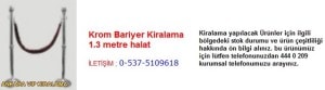 Ankara krom bariyer kiralama