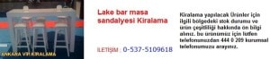 Ankara lake bar masa sandalyesi kiralama