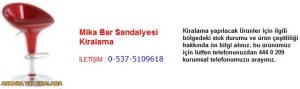 Ankara mika bar sandalyesi kiralama