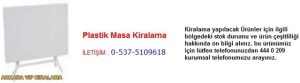 Ankara plastik masa kiralama