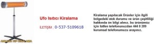 Ankara ufo ısıtıcı soba kiralama