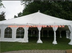 Ankara çadır kiralama modelleri çeşitleri