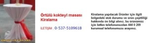 Ankara örtülü kokteyl masası kiralama
